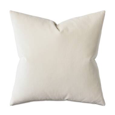 White hotsell velvet pillows